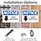 Signmission Gas Shutoff Down Arrow OSHA Notice Sign, Plastic, 10in W x 7in L, 2PK OS-2PACK-NS-P-710-L-13022 - alternate 5